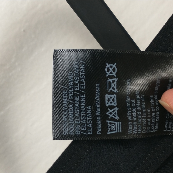 IVY PARK Womens Black Fishnet Convertible One Shoulder Bodysuit Small Medium - Picture 10 of 11